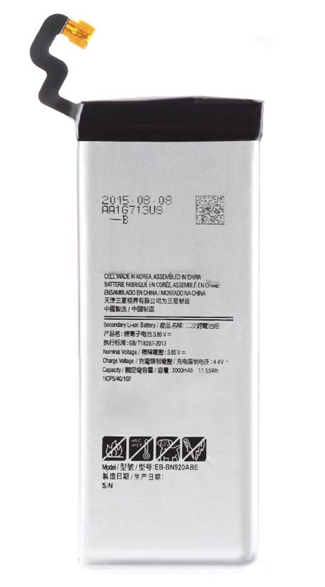 Акумулятор Samsung N920 Galaxy Note 5/EB-BN920ABE [Original] 12 міс. гарантії