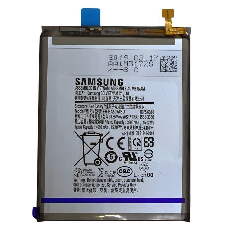 Аккумулятор для Samsung A20 (A205) / A30 (A305) / A30s (A307) / A50 (A505) - EB-BA505ABU / EB-BA305ABU 4000 mAh [Original] 12 мес. гарантии