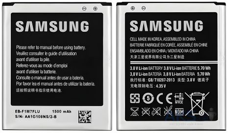 Акумулятор Samsung i8190 Galaxy S3 Mini/EB-F1M7FLU [Original] 12 міс. гарантії