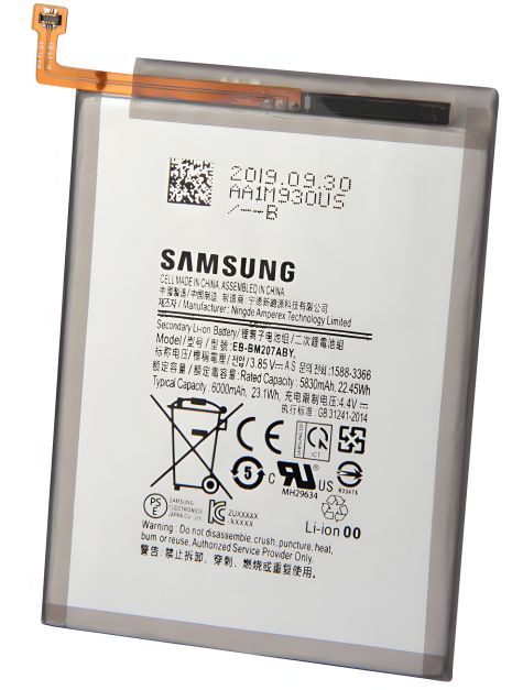Аккумулятор для Samsung M20s M207/ M30s M307 / M21 M215 / M21S F415 - EB-BM207ABY 6000 mAh [Original PRC] 12 мес. гарантии