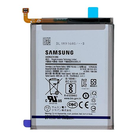 Аккумулятор для Samsung M20s M207/ M30s M307 / M21 M215 / M21S F415 - EB-BM207ABY 6000 mAh [Original] 12 мес. гарантии