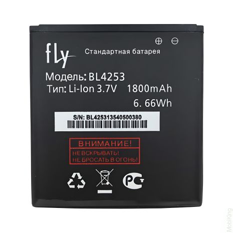 Fly BL4253 (IQ443 Trend) 1800 mAh аккумулятор PRC оригинальный, гарантия 12 мес. Fly BL4253 (IQ443 Trend) 1800 mAh аккумулятор PRC оригинальный, гарантия 12 мес.
