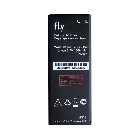 Аккумулятор для Fly BL9107 (5S) [Original PRC] 12 мес. гарантии