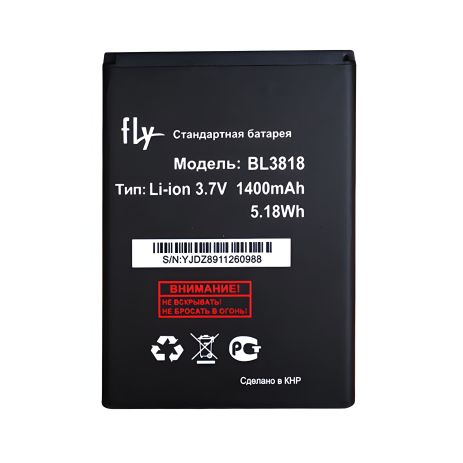 Акумулятор Fly BL3818 (IQ4418) ERA Style 4/Micromax S308 (1400mAh) [Original PRC] 12 міс. гарантії