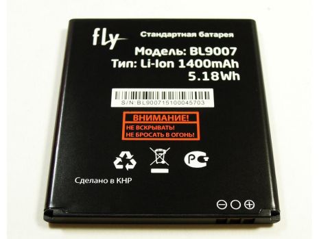 Акумулятор Fly BL9007 (1400 mAh) FS402 Stratus 2 [Original PRC] 12 міс. гарантії