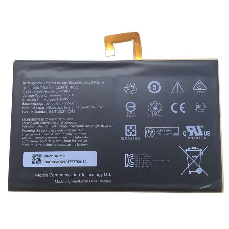 Lenovo L14D2P31 Аккумулятор для Tab 2 A10-70F / TB-X103F / TAB2-X30 7000 mAh [Original PRC] Гарантия 12 мес.