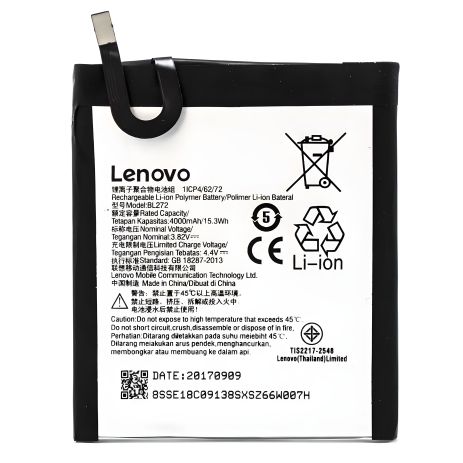 Lenovo аккумулятор для BL272 / K6 Power, оригинальный [PRC], 12 месяцев гарантии