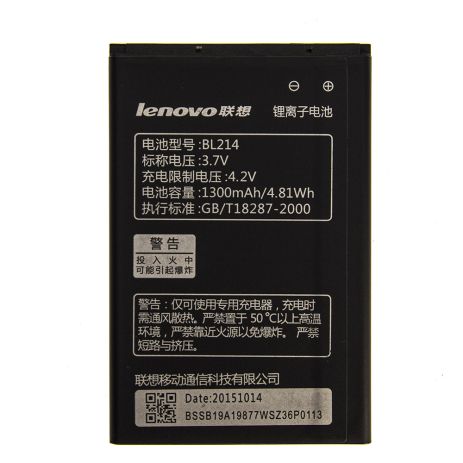 Акумулятор Lenovo BL214 - A316i/A208T/A218T/A269/A305E [Original] 12 міс. гарантії