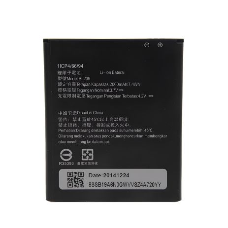 Акумулятор Lenovo (BL239) A399/A330 [Original PRC] з 12 міс. гарантії