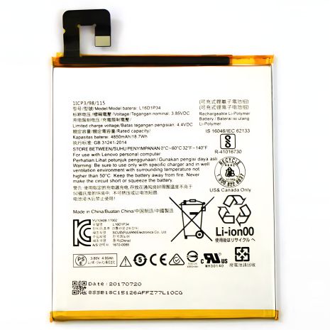Аккумулятор для Lenovo L16D1P34 TAB4-8 [Original PRC] 12 мес. гарантии