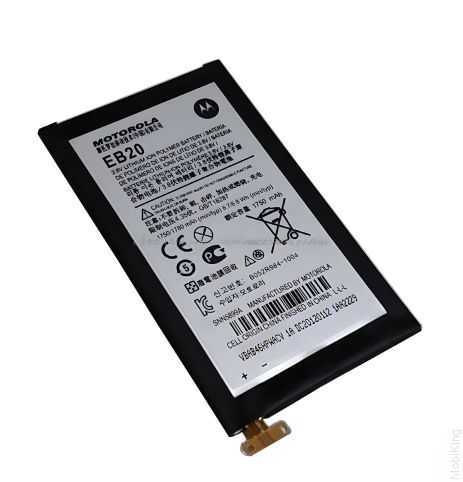 Аккумулятор для Motorola EB20 (XT910, XT912, XT885, XT889, MB866, MT887, MT917) [Original PRC] 12 мес. гарантии