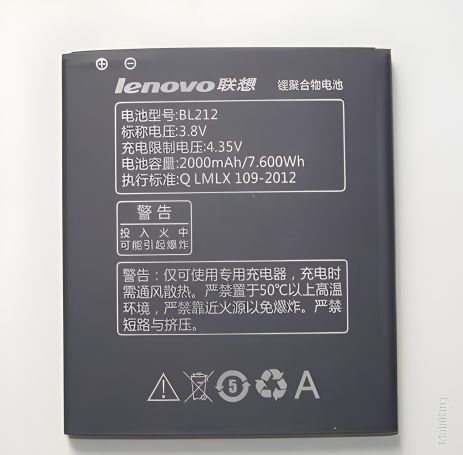Lenovo BL212 аккумулятор: на S8, S898, A708T, A628T, A620T [PRC Original] 12 месяцев гарантии
