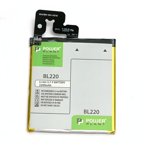 PowerPlant Lenovo S850, S850T (BL220) Акумулятор 2200mAh PowerPlant Lenovo S850, S850T (BL220) Акумулятор 2200mAh