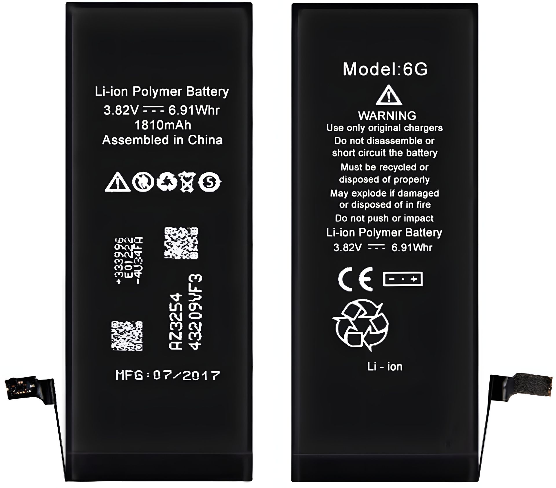 Акумулятор XRM Hua Rigor Battery для iPhone 6 Plus 2915 mAh Акумулятор XRM Hua Rigor Battery для iPhone 6 Plus 2915 mAh