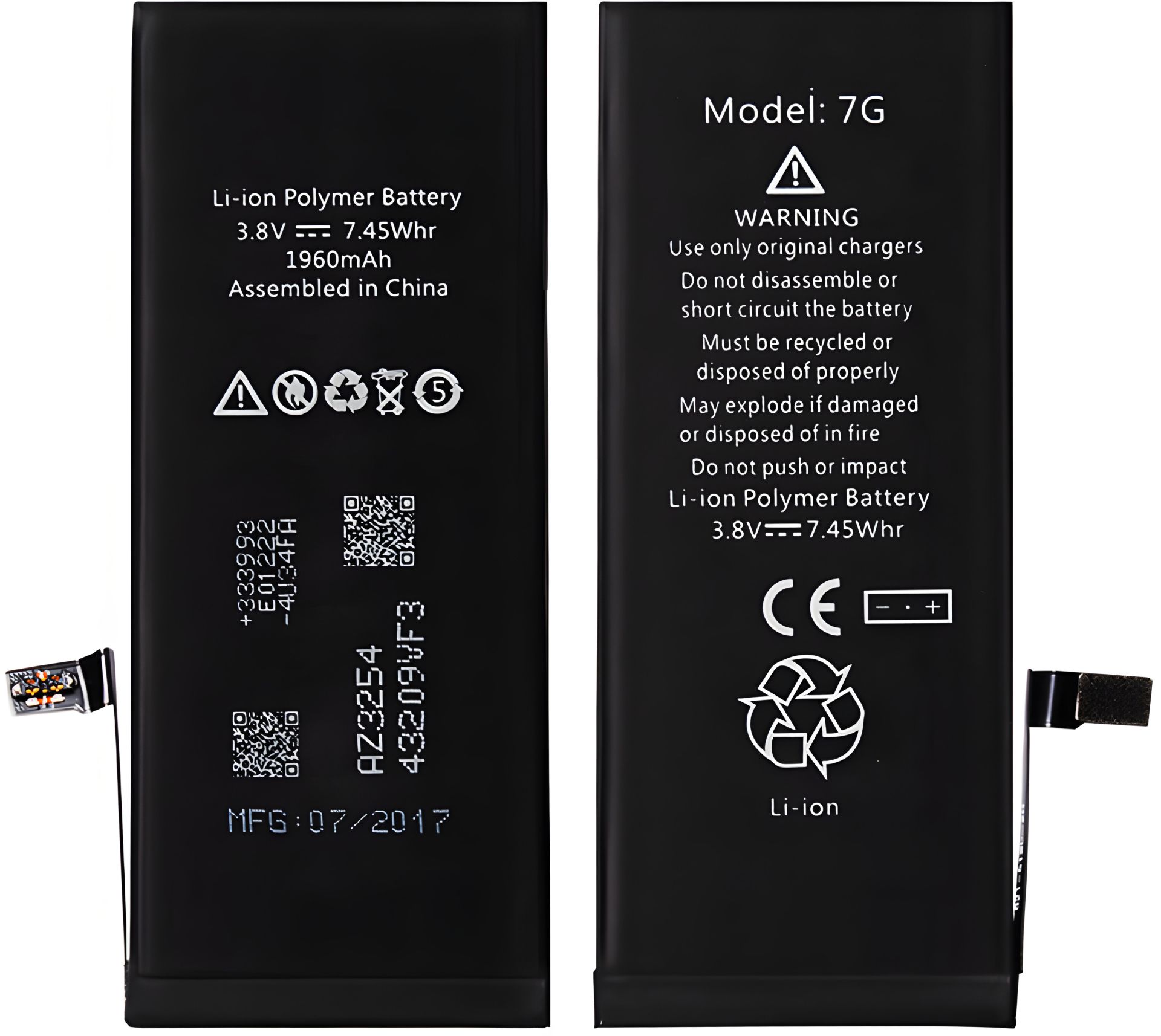 XRM аккумулятор для iPhone 7G 1960 mAh XRM аккумулятор для iPhone 7G 1960 mAh