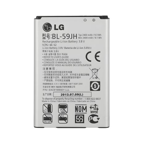 LG Аккумулятор, BL-49JH, 2460 mAh, Оригинал PRC, 12 месяцев гарантии