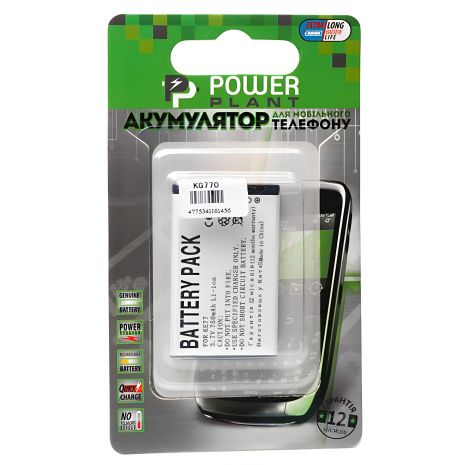 Акумулятор PowerPlant для LG Shine (LGIP-410A) 1050mAh