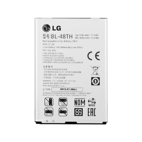 Акумулятори для LG E988, E980, E977, E940, F240 Optimus G Pro, D680, D686 G Lite / BL-48TH(47TH) [Original PRC] 12 міс. гарантії, 3040 mAh