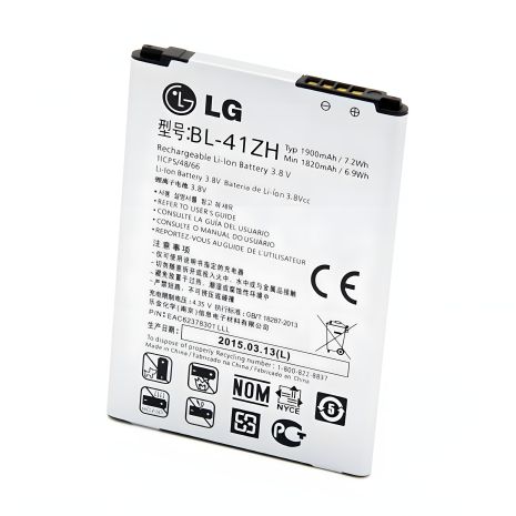 Акумулятори LG L FINO, LEON, L50, D213, D221, D295, H324 (BL-41ZH) [Original PRC] 12 міс. гарантії