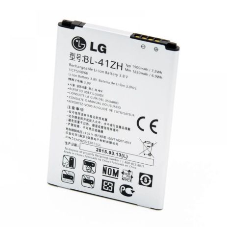 Акумулятори LG L FINO, LEON, L50, D213, D221, D295, H324 (BL-41ZH) [Original PRC] 12 міс. гарантії