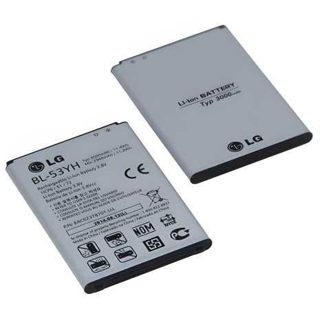 Акумулятор LG G3, D855, D853, D850, D851, VS985, D830, D858, F400, F400L, F400S, F400 (BL-53YH) [Original PRC] 12 міс. гарантії