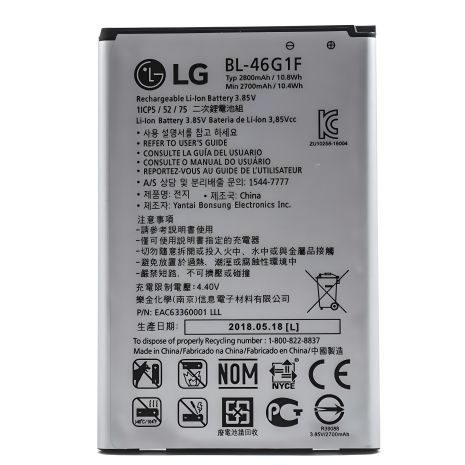 Акумулятор LG K10 2017 – BL-46G1F [Original PRC] 12 міс. гарантії