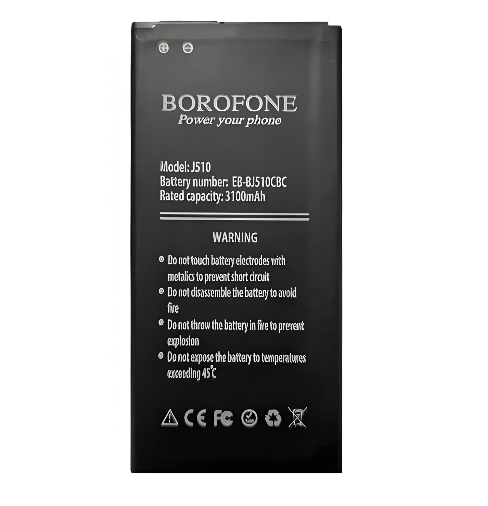 Аккумулятор Borofone EB-BJ510CBE для Samsung J510/ J510F/ J5108/ J5 (2016) Аккумулятор Borofone EB-BJ510CBE для Samsung J510/ J510F/ J5108/ J5 (2016)