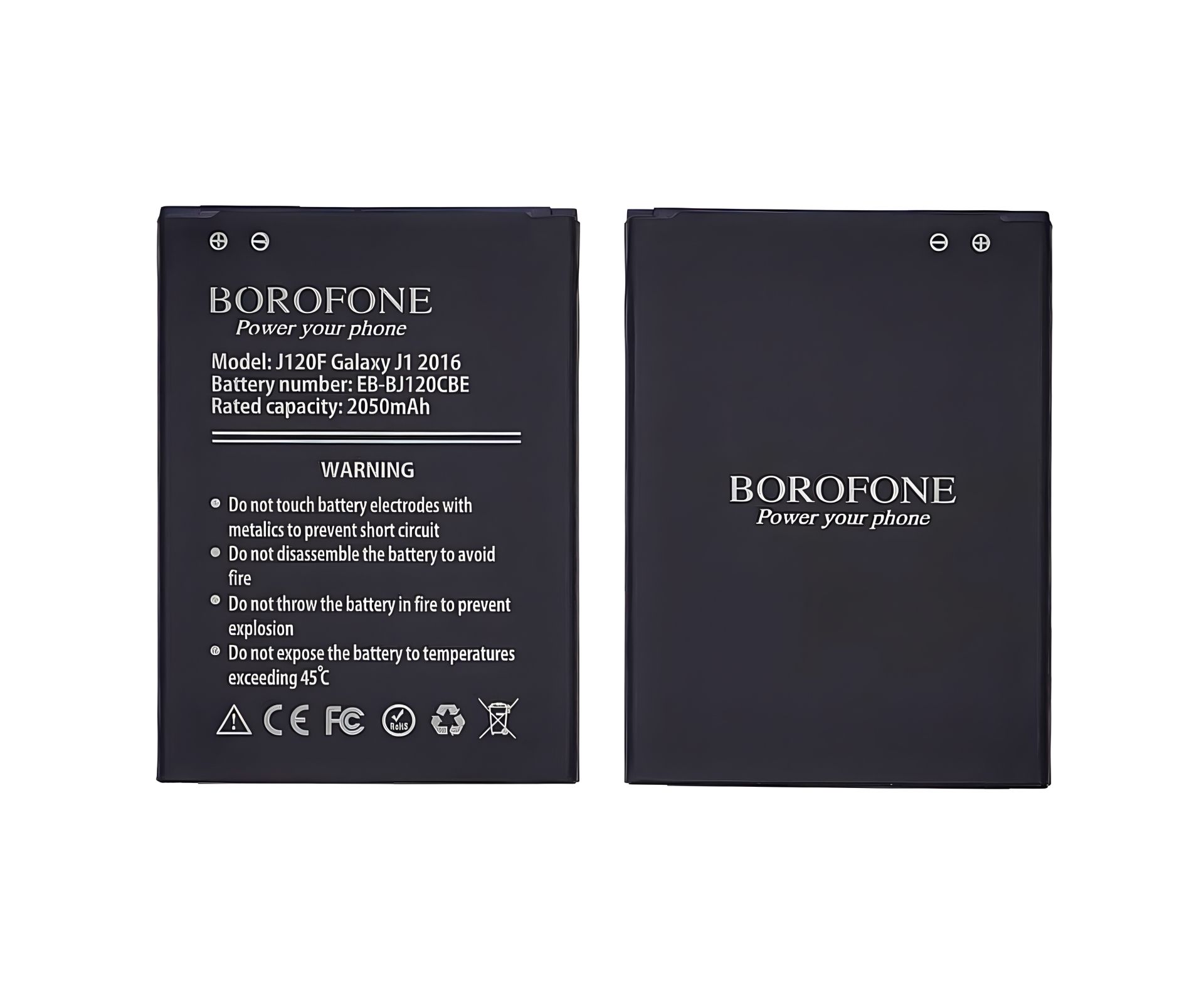 Аккумулятор Borofone EB-BJ120CBE для Samsung J120 J1 (2016) Аккумулятор Borofone EB-BJ120CBE для Samsung J120 J1 (2016)