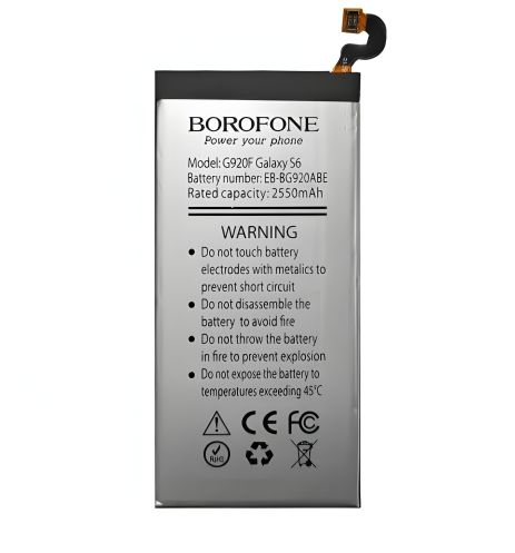 Батарея Borofone EB-BG920ABE для Samsung G920 S6/G920F Батарея Borofone EB-BG920ABE для Samsung G920 S6/G920F