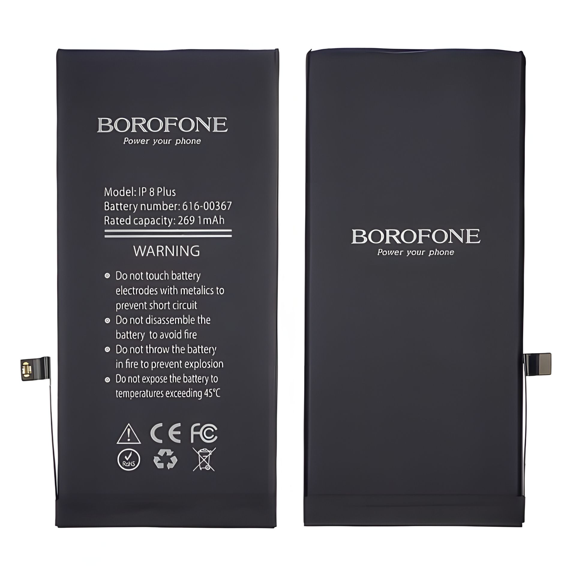 Змінний акумулятор Borofone для Apple iPhone 8 Plus Змінний акумулятор Borofone для Apple iPhone 8 Plus
