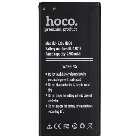 Аккумулятор Hoco BL-42D1F для LG H820/ H830/ H850 G5 Аккумулятор Hoco BL-42D1F для LG H820/ H830/ H850 G5