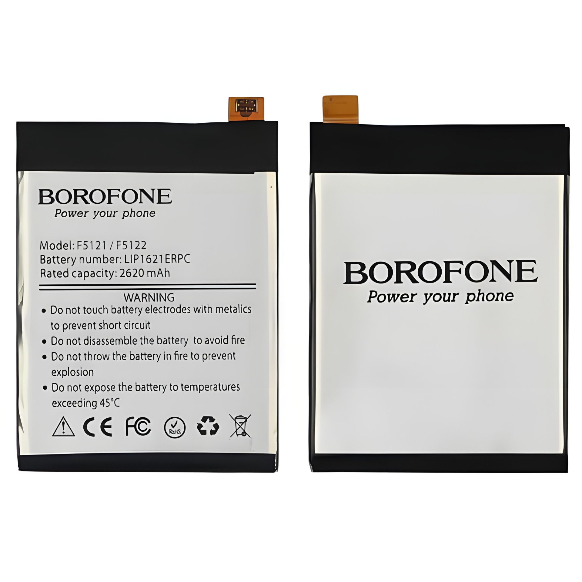 Borofone LIP1621ERPC Акумулятор для Sony F5121 Xperia X/F5122 Xperia X Dual/G3312 Xperia L1 Dual Borofone LIP1621ERPC Акумулятор для Sony F5121 Xperia X/F5122 Xperia X Dual/G3312 Xperia L1 Dual