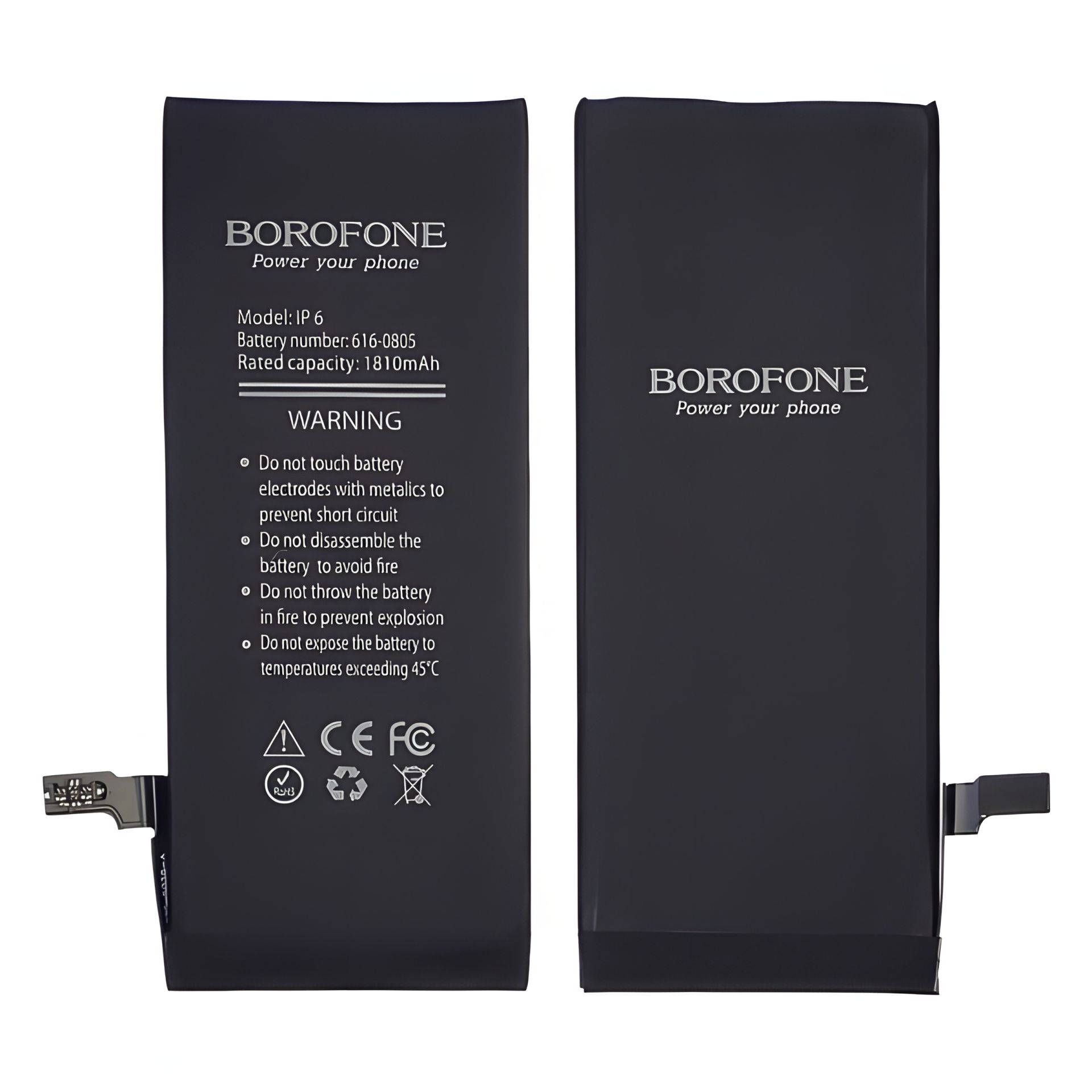 Акумулятор Borofone для Apple iPhone 6, 1800 mAh Акумулятор Borofone для Apple iPhone 6, 1800 mAh