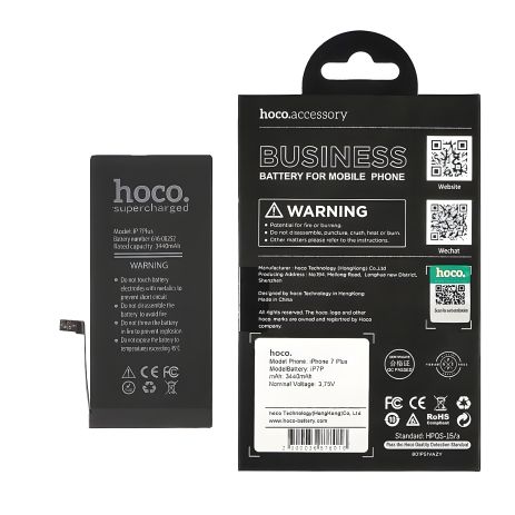 Акумулятор Hoco для Apple iPhone 7 Plus, посилений (3440mAh)