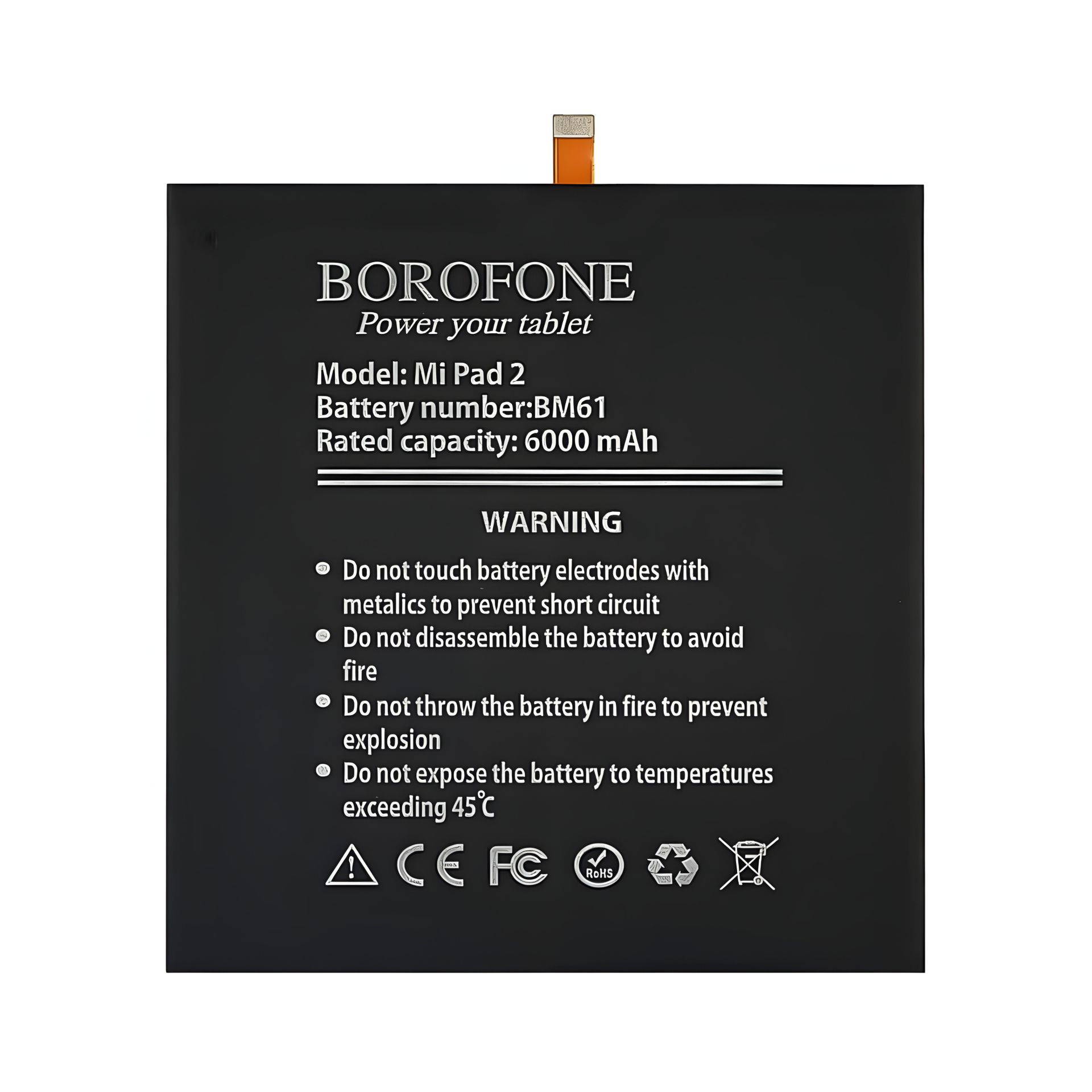 Аккумулятор Borofone BM61 для Xiaomi Mi Pad 2 Аккумулятор Borofone BM61 для Xiaomi Mi Pad 2
