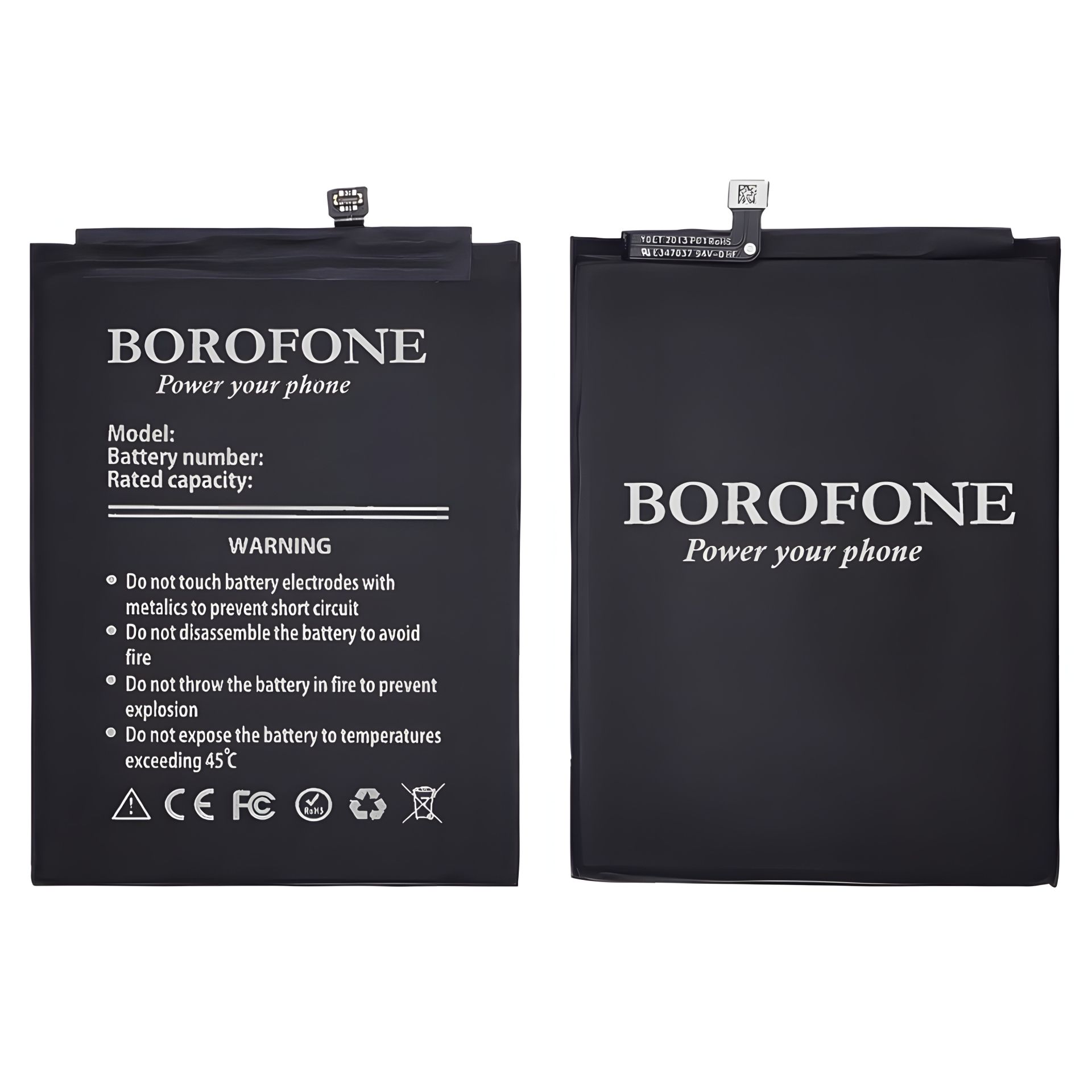 Аккумулятор Borofone BN54 для Xiaomi Redmi Note 9/ Redmi 9/ Redmi 10X Аккумулятор Borofone BN54 для Xiaomi Redmi Note 9/ Redmi 9/ Redmi 10X