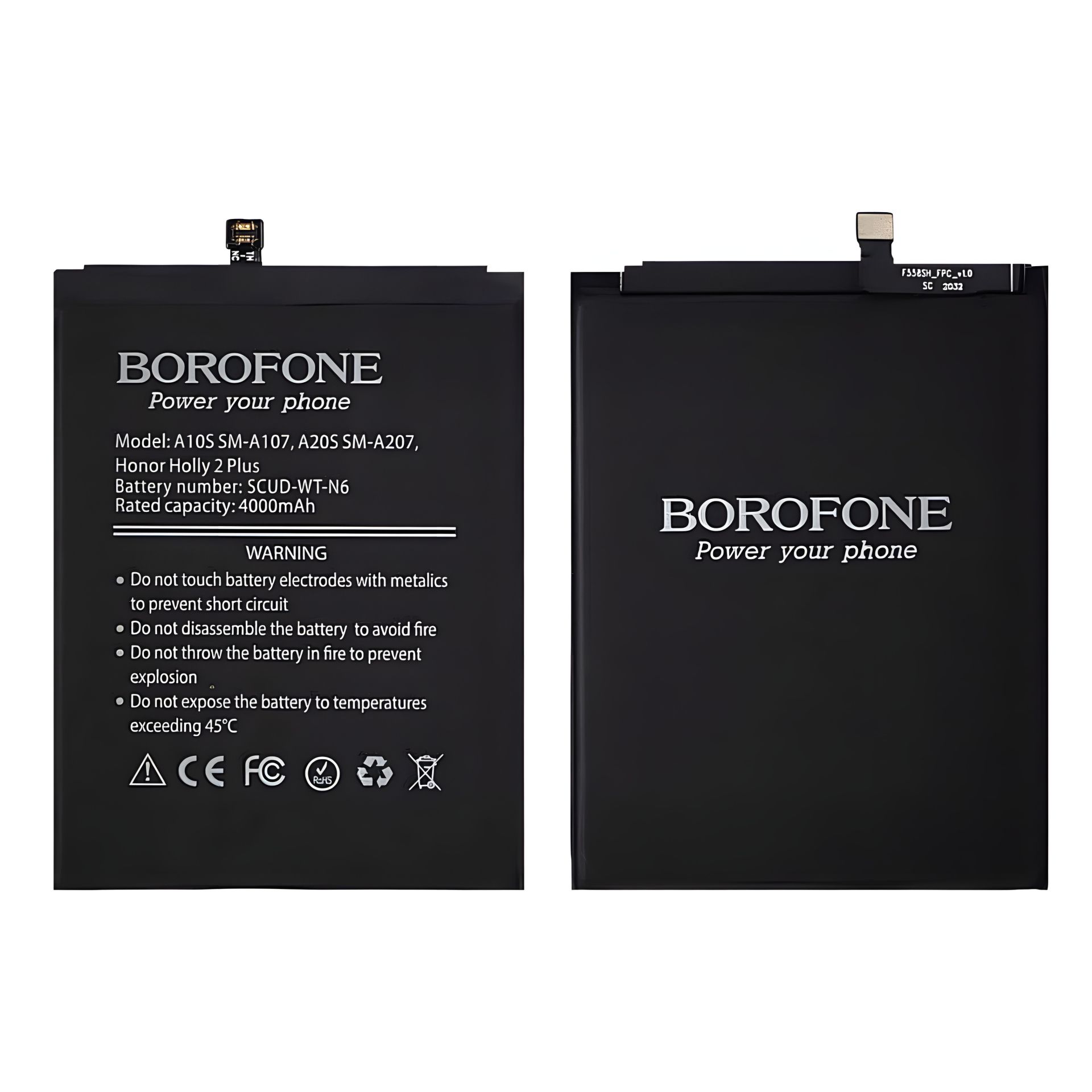 ΠΠΊΠΊΡΠΌΡΠ»ΡΡΠΎΡ Borofone SCUD-WT-N6 Π΄Π»Ρ Samsung A10S A107/ A20S A207/ Honor Holly 2 Plus 4000 mAh ΠΠΊΠΊΡΠΌΡΠ»ΡΡΠΎΡ Borofone SCUD-WT-N6 Π΄Π»Ρ Samsung A10S A107/ A20S A207/ Honor Holly 2 Plus 4000 mAh