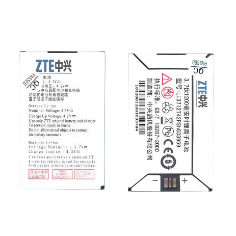 Аккумулятор PRC оригинал для ZTE Blade V880 / ZTE Blade II V880+ / LI3712T42P3H633959 (1250 mAh), 12 мес. гарантии