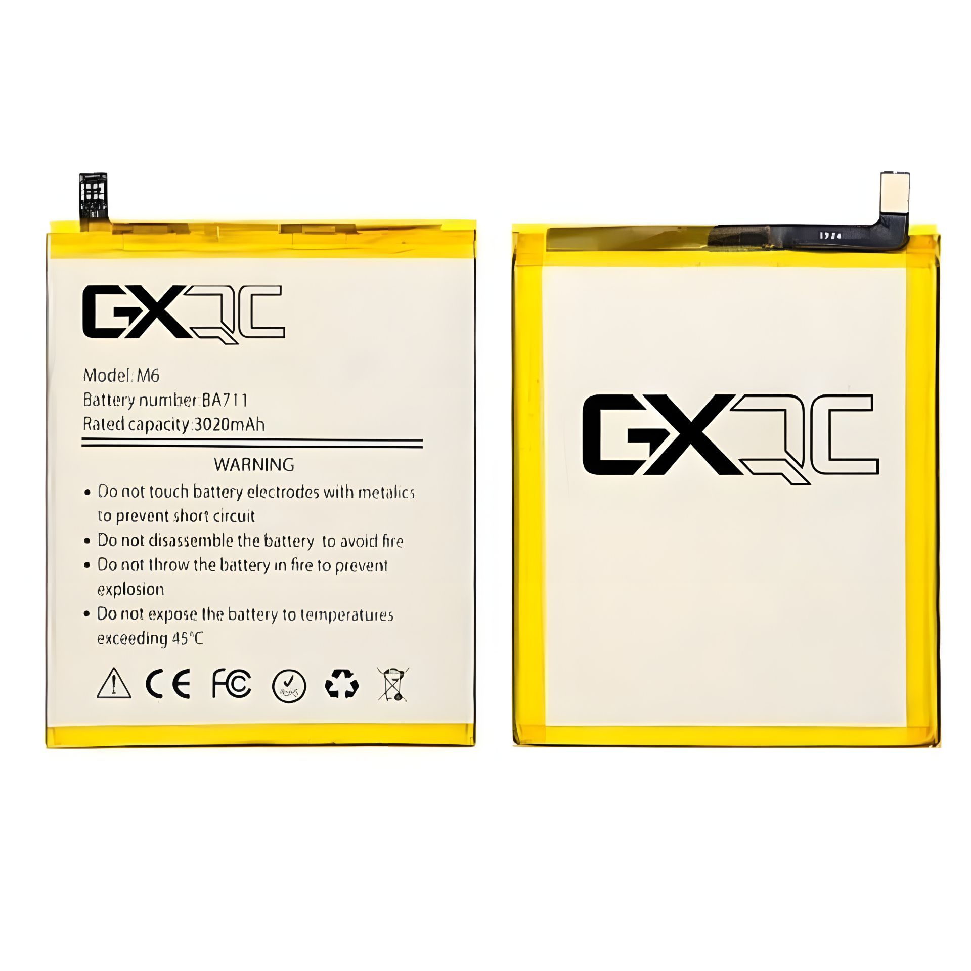 Акумулятор GX BA711 для смартфона Meizu M6 Акумулятор GX BA711 для смартфона Meizu M6