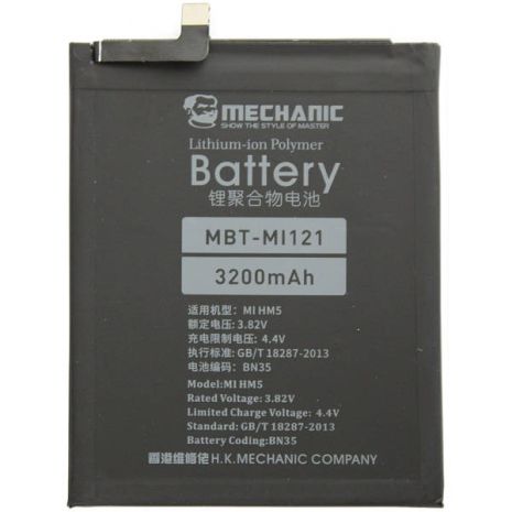 Аккумулятор MECHANIC BN35 (3200 mAh) для Xiaomi Redmi 5