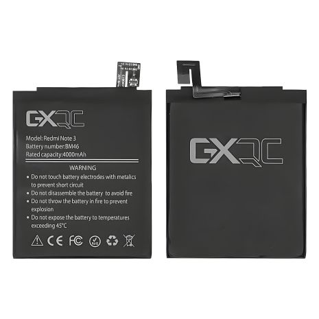 Акумулятор GX BM46 для Xiaomi Redmi Note 3, Redmi Note 3 Pro, Redmi Note 3i Pro SE Акумулятор GX BM46 для Xiaomi Redmi Note 3, Redmi Note 3 Pro, Redmi Note 3i Pro SE