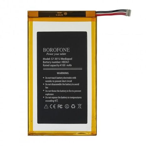Акумулятор Borofone HB3G1 для Huawei S7-301U Mediapad