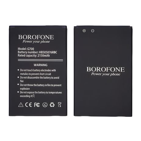 Акумулятор Borofone для Huawei G700/G610/Y600/Y3 II (HB505076RBC) Акумулятор Borofone для Huawei G700/G610/Y600/Y3 II (HB505076RBC)