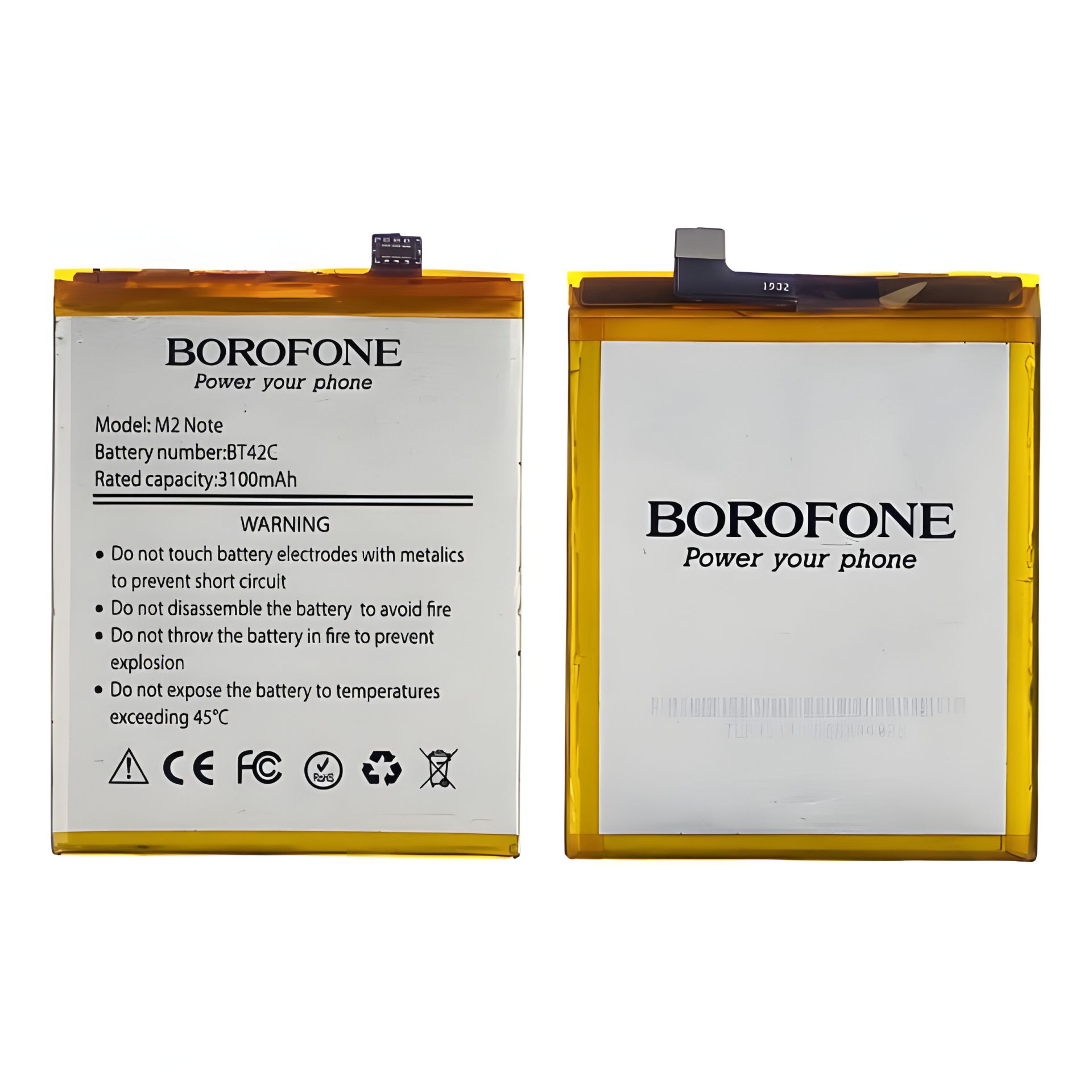 Borofone BT42C Акумулятор для Meizu M2 Note Borofone BT42C Акумулятор для Meizu M2 Note