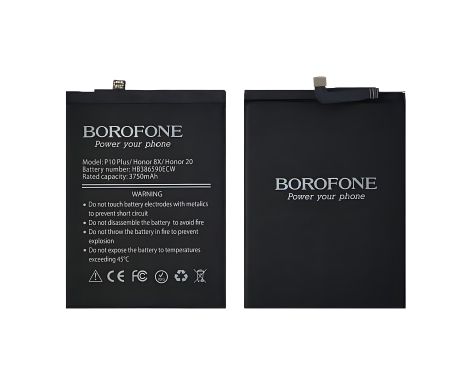 Акумулятор Borofone HB386589(90)ECW для Huawei Mate 20 Lite/P10 Plus/Honor 8X/ Honor 20 Акумулятор Borofone HB386589(90)ECW для Huawei Mate 20 Lite/P10 Plus/Honor 8X/ Honor 20