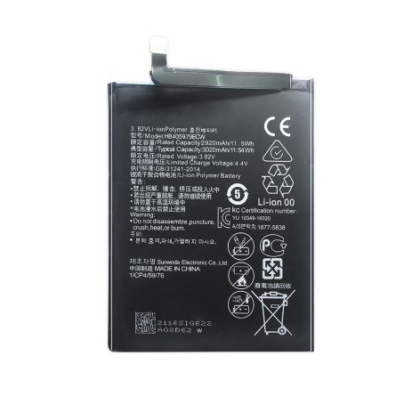 Акумулятор Huawei Y6 2019 (MRD-LX1F, MRD-LX1, MRD-LX3, MRD-LX1N) HB405979ECW 3020 mAh [Original] 12 міс. гарантії