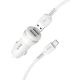 Автомобільне ЗУ Hoco Z23 2USB Micro White