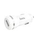 Автомобільне ЗУ Hoco Z27A Staunch Single QC3.0 18W White