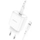 Зарядное устройство Borofone BN3 Premium PD 20W Type-C to Lightning QC3.0 White