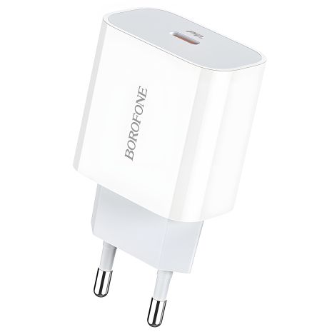 Зарядное устройство Borofone BA38A PD20W QC18W 3A Type-C To Lightning White